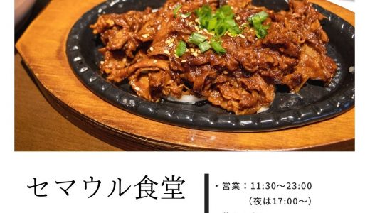 【セマウル食堂】熊本県並木坂通りに韓国料理屋さんができたのを知ってましたか？
